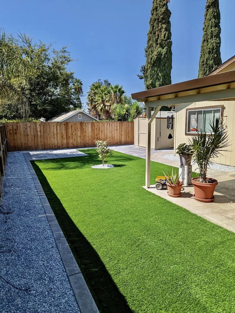 Top-rated lawn care service experts serving Modesto, CA - Hard Rock & Turf Landscape