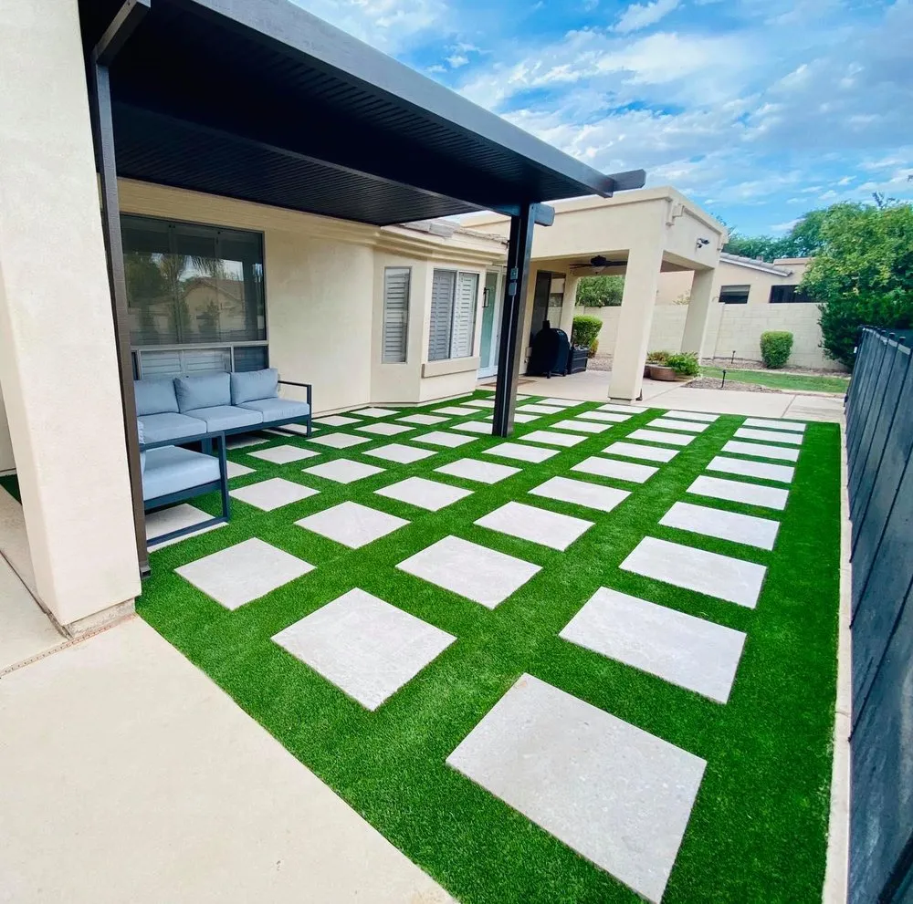 Trusted yard cleanup service for beautiful yards in Modesto, CA by Hard Rock & Turf Landscape