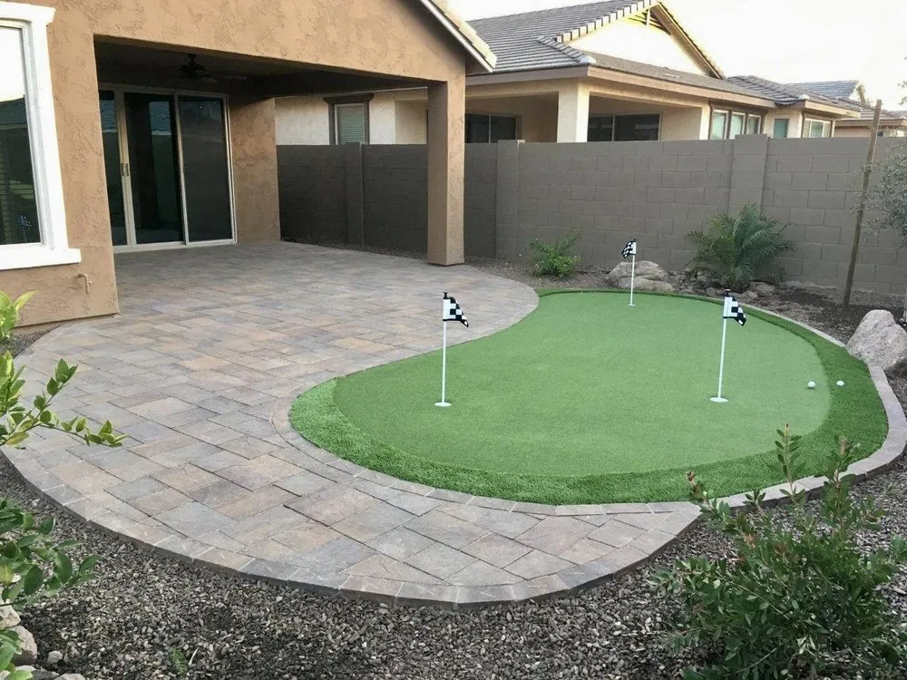 Affordable landscape installation for year-round maintenance in Modesto, CA by Hard Rock & Turf Landscape