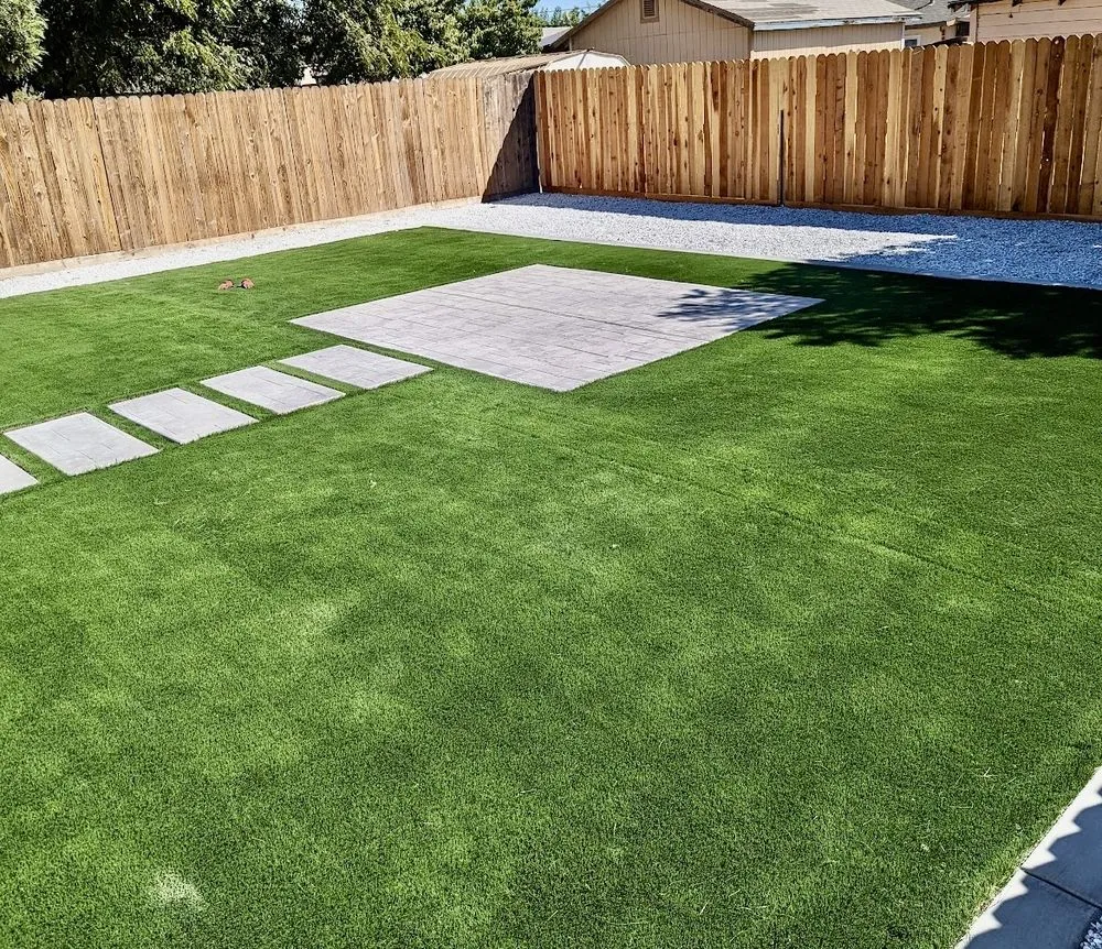 Professional outdoor landscaping for outdoor upgrades in Modesto, CA by Hard Rock & Turf Landscape