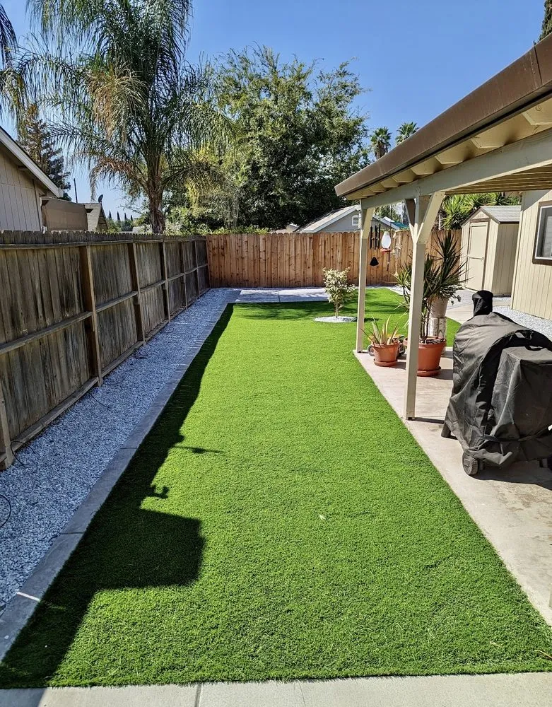 Top-rated landscape installation for outdoor upgrades in Modesto, CA by Hard Rock & Turf Landscape
