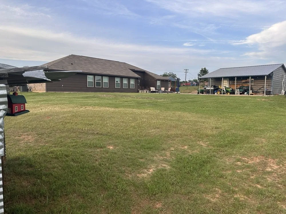 Professional outdoor landscaping in Decatur, TX by Hardcastle Services