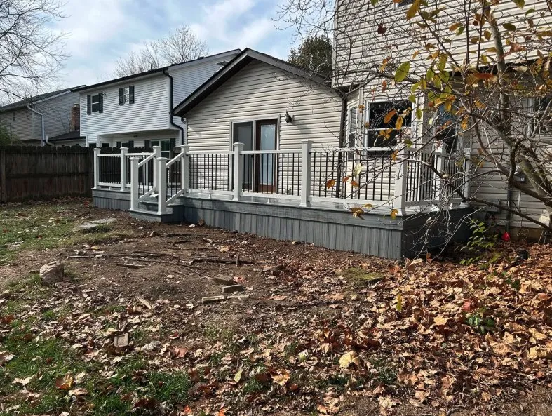 Custom residential landscaping in Grove City, OH by Hardcore Home Remodeling