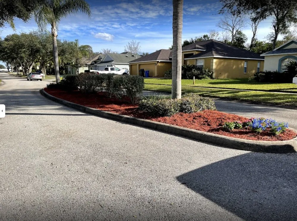 Professional garden landscaping for outdoor upgrades in Brandon, FL by Hardin Diamond Cut Lawn Care of Brandon FL