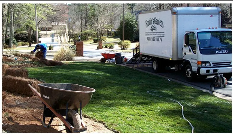 Reliable yard maintenance in Lilburn, GA by Hardin's Gardens