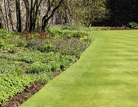 Custom lawn mowing service near you in Lilburn, GA by Hardin's Gardens