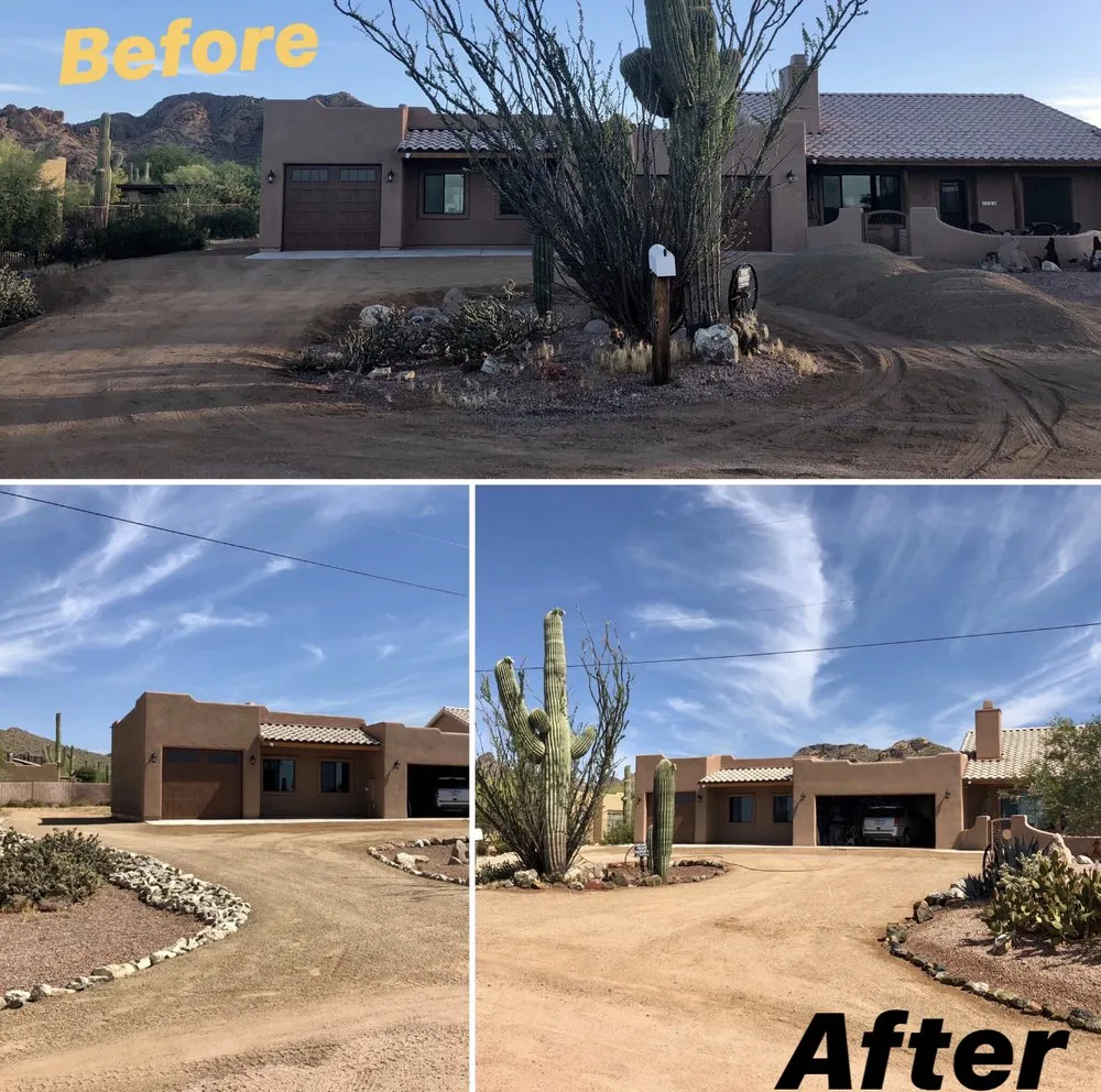 Top-rated residential landscaping near you in Apache Junction, AZ by HardKnox Rocks & Excavating