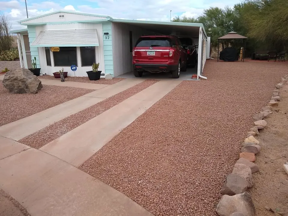 Custom landscape installation experts serving Apache Junction, AZ - HardKnox Rocks & Excavating