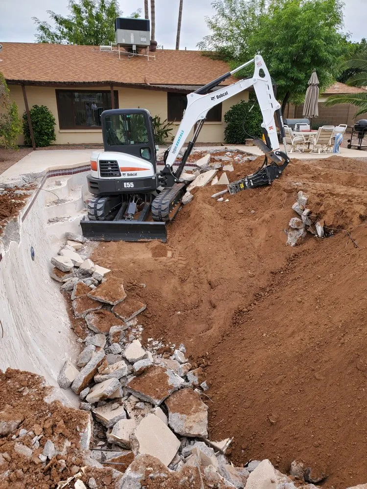 Local yard maintenance for residential properties across Apache Junction, AZ - HardKnox Rocks & Excavating