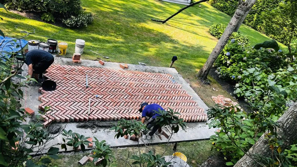 Local landscape installation in Southampton, NY - Hardland Masonry & Landscaping