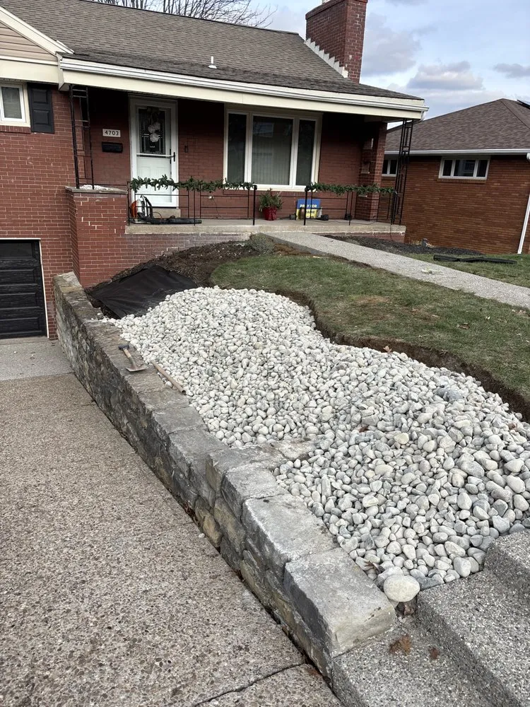 Custom residential landscaping for homes across Pleasant Hills, PA - Hardline Landscaping