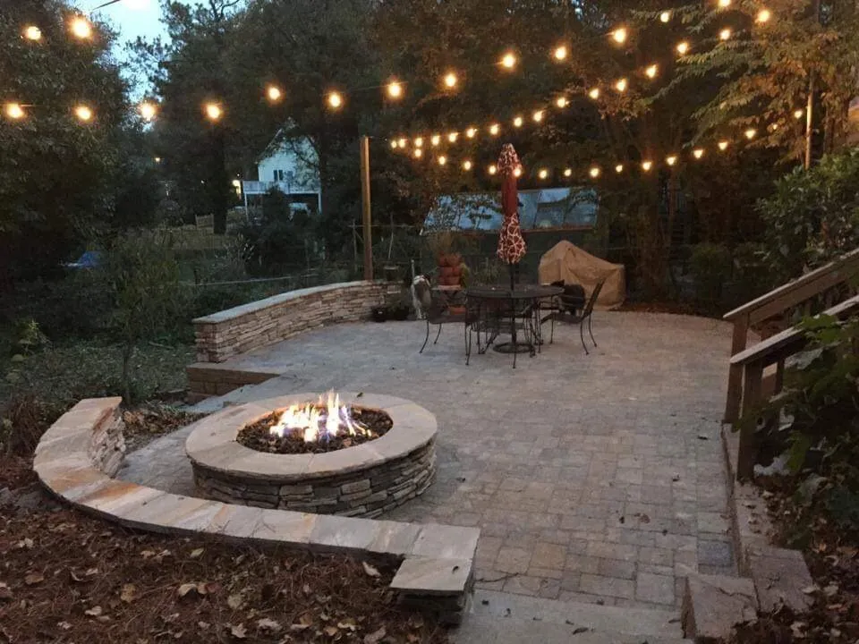 Local lawn care service for outdoor upgrades in Woodstock, GA by Hardrock Landscape Construction