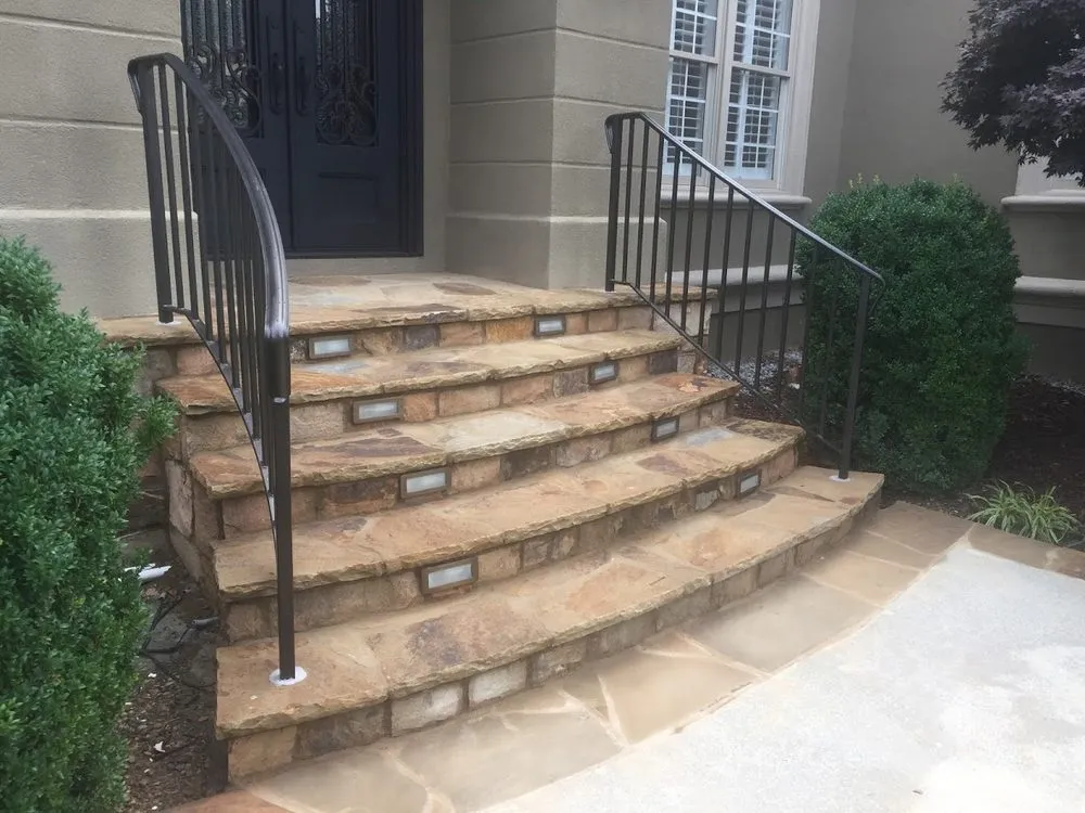 Custom landscape design in Woodstock, GA - Hardrock Landscape Construction