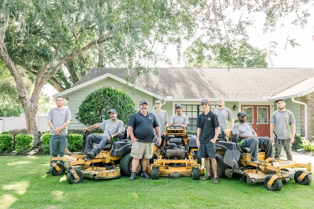 Reliable landscape installation in Lutz, FL by Hardrock Landscape Services