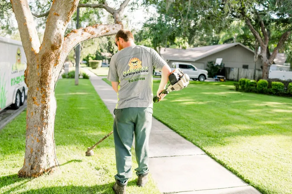 Professional lawn care service near you across Lutz, FL - Hardrock Landscape Services