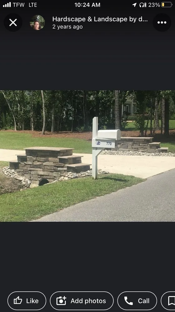 Reliable yard cleanup service for residential properties in Jacksonville, NC by Hardscape & Landscape By Design