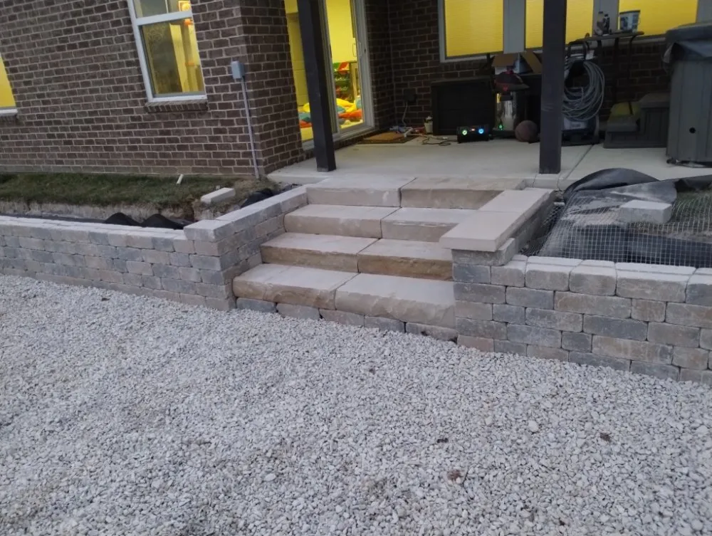 Affordable landscape installation experts serving Anderson, IN - Hardscape