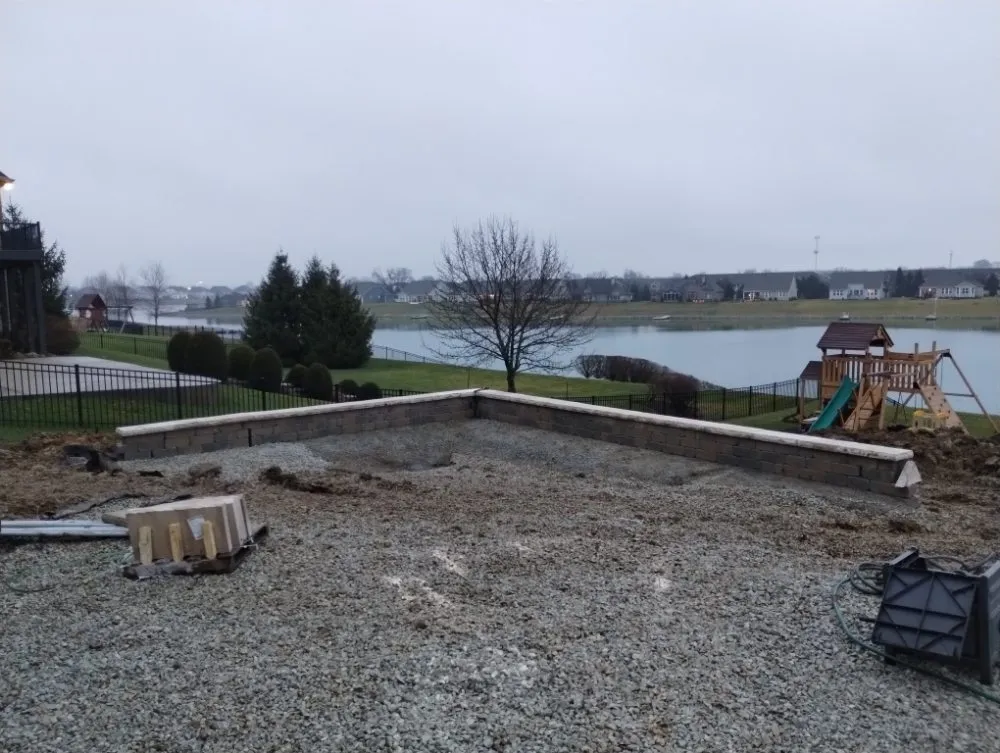 Custom yard cleanup service for homes in Anderson, IN by Hardscape