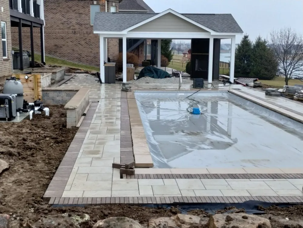 Expert residential landscaping with custom design in Anderson, IN by Hardscape