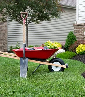 Expert lawn mowing service in Morton Grove, IL by Hardscape Designs