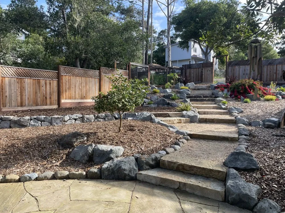 Expert yard cleanup service for year-round maintenance in Cambria, CA by Hardscape Heaven