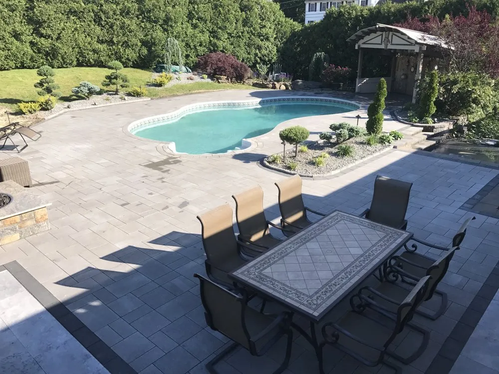 Custom garden landscaping for outdoor upgrades in Wallingford, CT by Hardscapes Landscaping