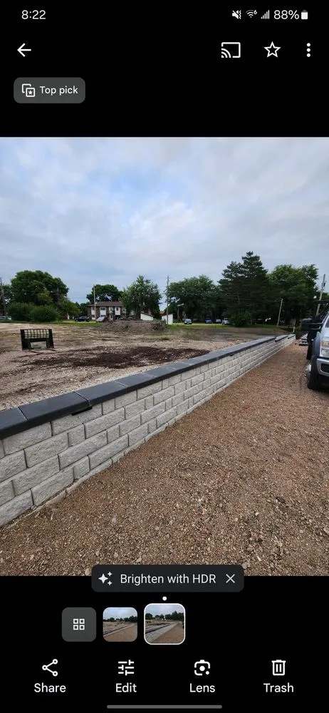 Custom outdoor landscaping in Columbus, NE by Hardscapes Plus