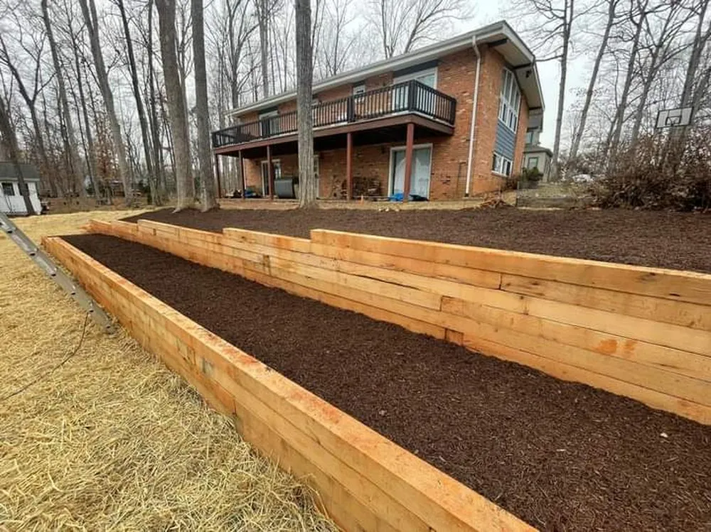 Custom landscape installation in Hagerstown, MD by Hardscaping Salinas