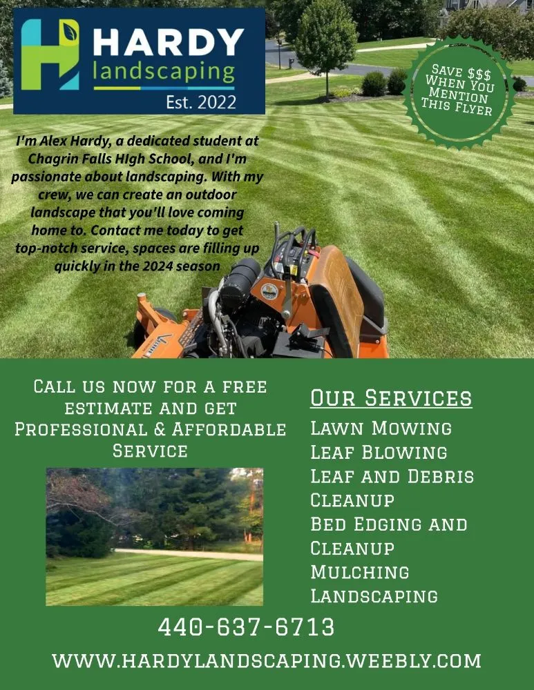 Custom outdoor landscaping with custom design across Chagrin Falls, OH - Hardy Landscaping Services