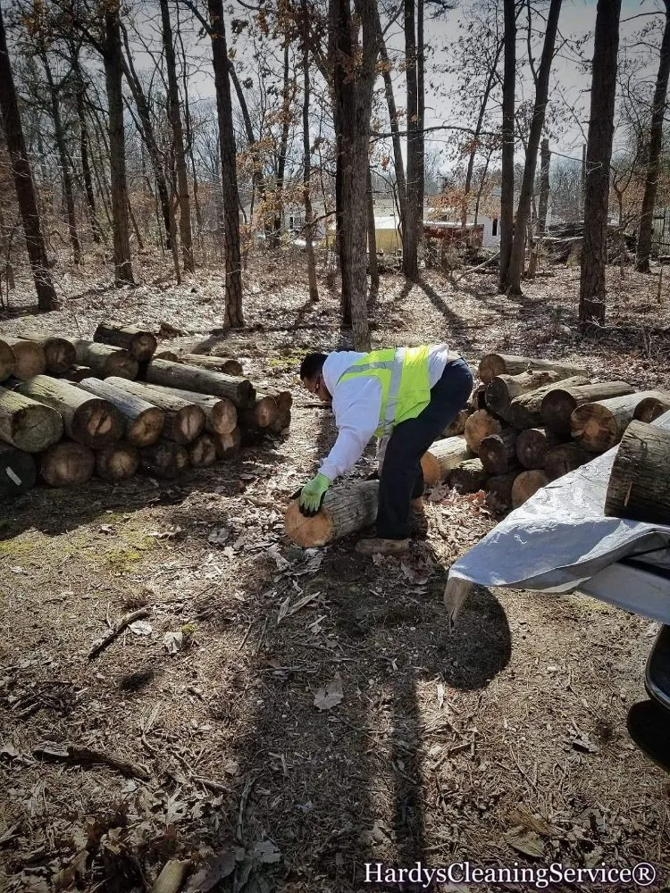 Local yard cleanup service for homes in Jackson, NJ by Hardy's Property Management