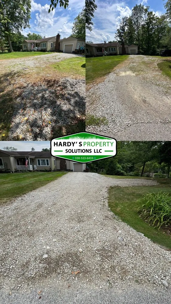 Affordable yard cleanup service with custom design in Medina, OH by Hardys Property Solutions