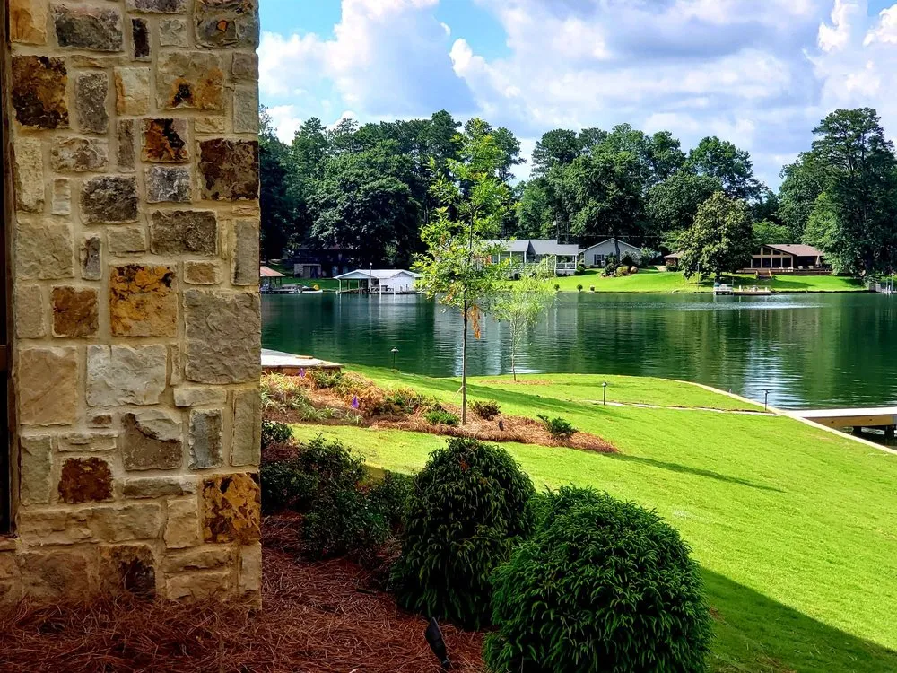 Local outdoor landscaping with custom design in Pike Road, AL by Hardyscape