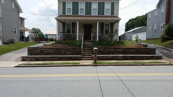 Custom landscape installation in York Haven, PA by Haring Lawn Care & Landscaping