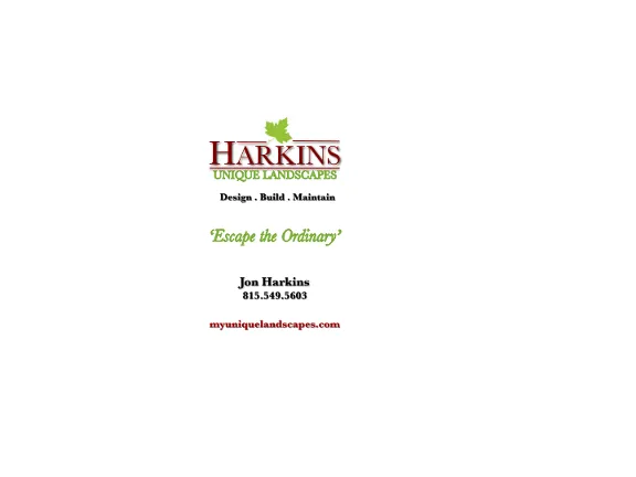 Custom lawn care service in Gilman, IL by Harkins Unique Landscapes