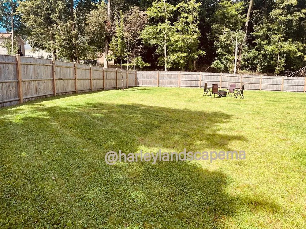 Reliable yard cleanup service with custom design in Rockland, MA by Harley Landscaping