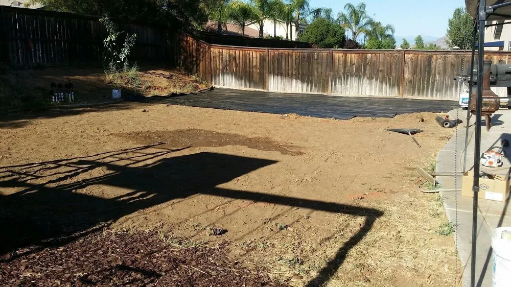 Custom garden landscaping with custom design across Menifee, CA - Harlin Lawn Service