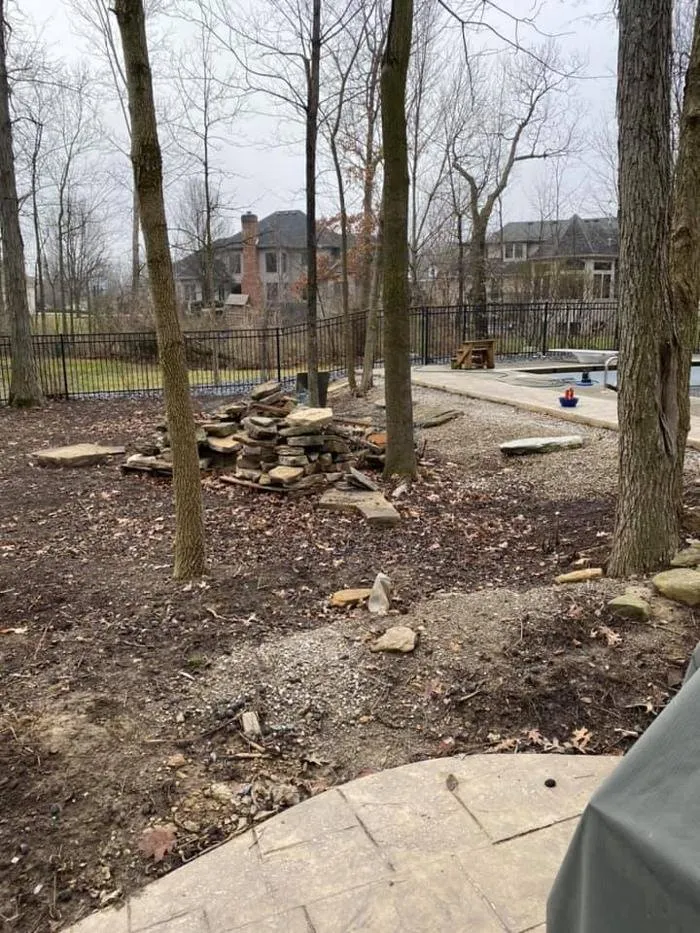 Custom landscape installation in Fort Wayne, IN - Harlow Enterprises