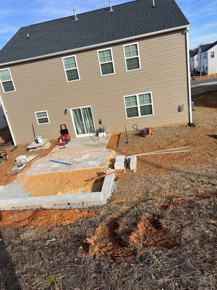 Reliable outdoor landscaping in Trinity, NC by Harmon Landscape & Grading