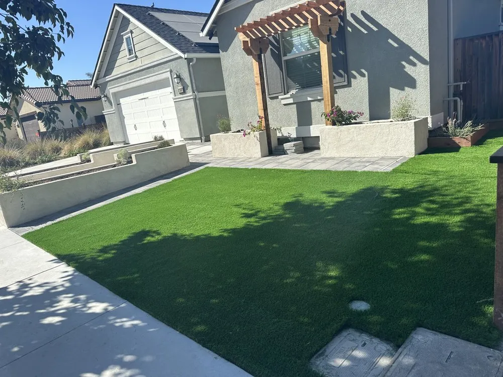 Top-rated lawn mowing service for residential properties in San Jose, CA by Harmonized Landscape