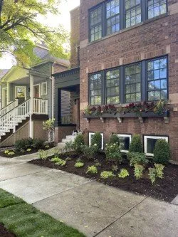 Professional residential landscaping with custom design in Evanston, IL by Harmony Circle Gardens
