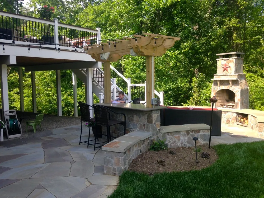 Trusted landscaping services with custom design in Annapolis, MD by Harmony Gardens