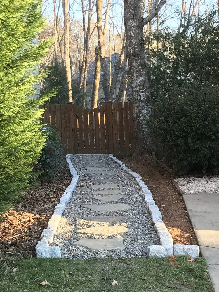 Custom garden landscaping in Durham, NC by Harmony Irrigation & Landscaping