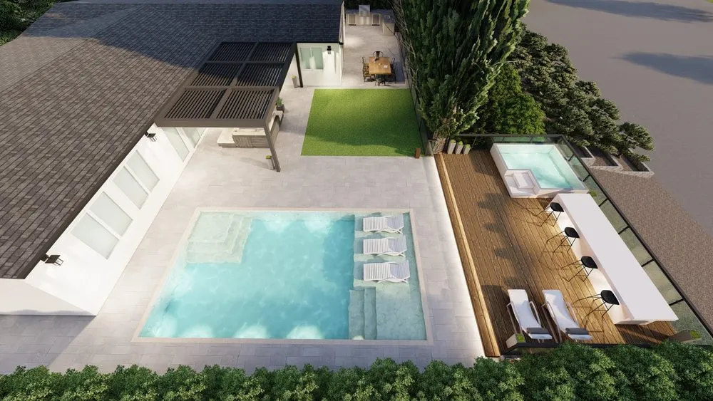 Custom lawn mowing service in Palm Desert, CA by Harmony Landscape Design