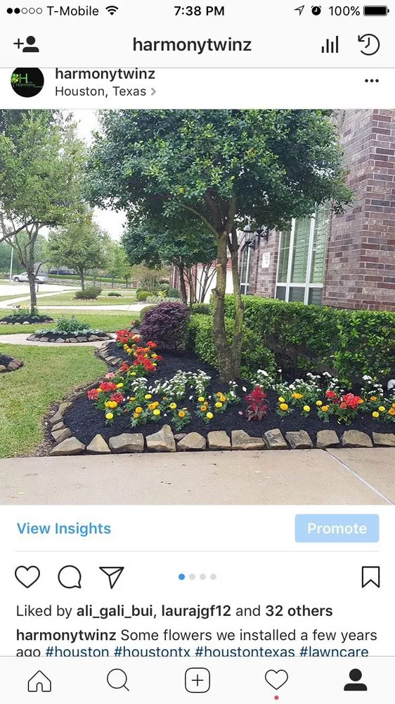 Affordable lawn care service in Houston, TX - Harmony Landscaping