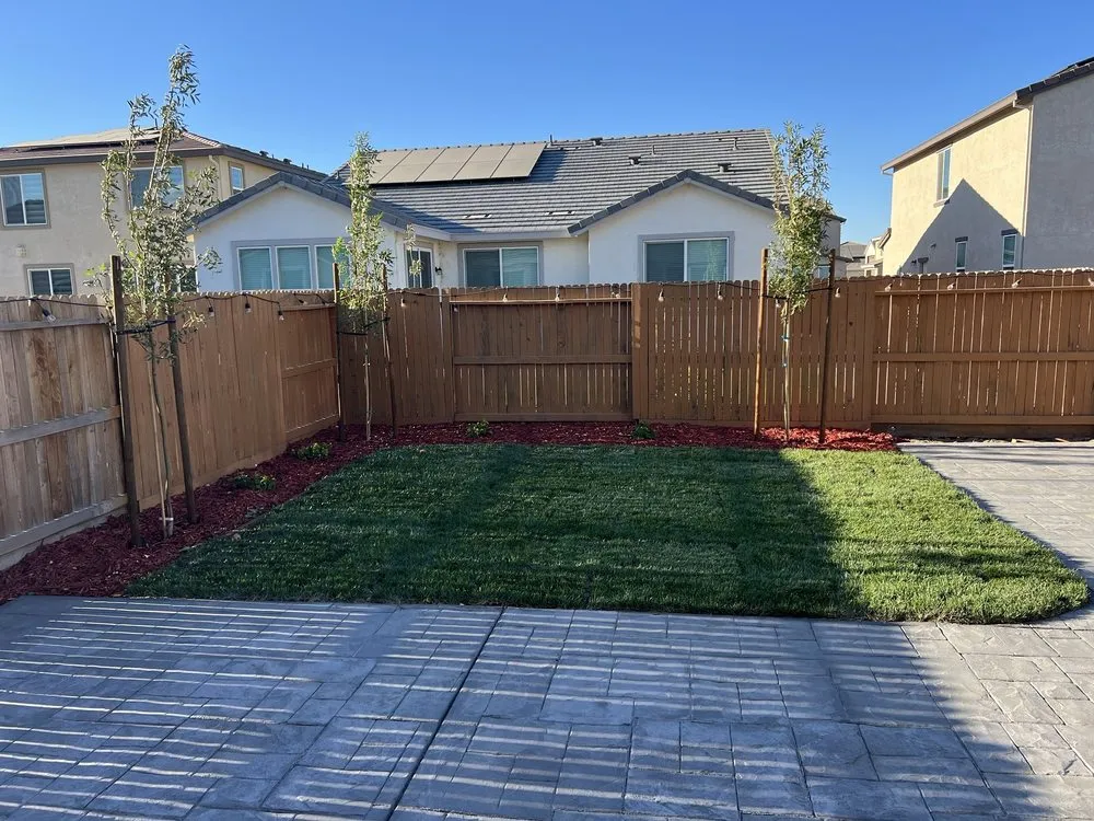 Affordable garden landscaping for residential properties across Manteca, CA - Haro Concrete & Landscaping