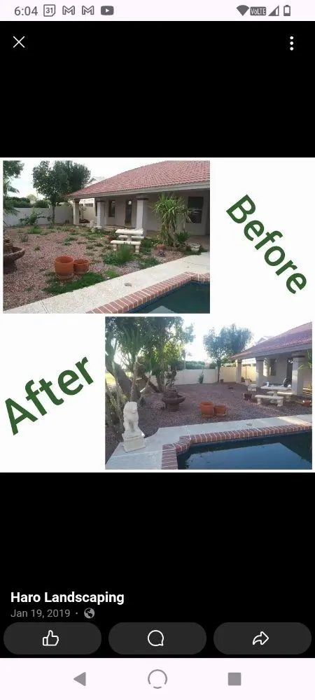 Affordable lawn mowing service in Surprise, AZ by Haro Landscaping