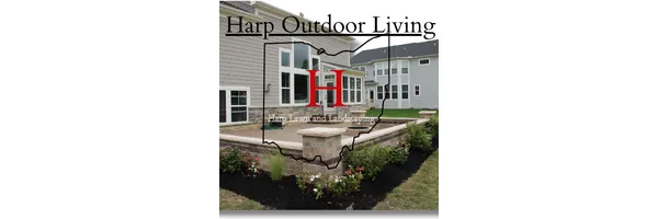 Local garden landscaping for residential properties in Worthington, OH by Harp Lawn & Landscaping