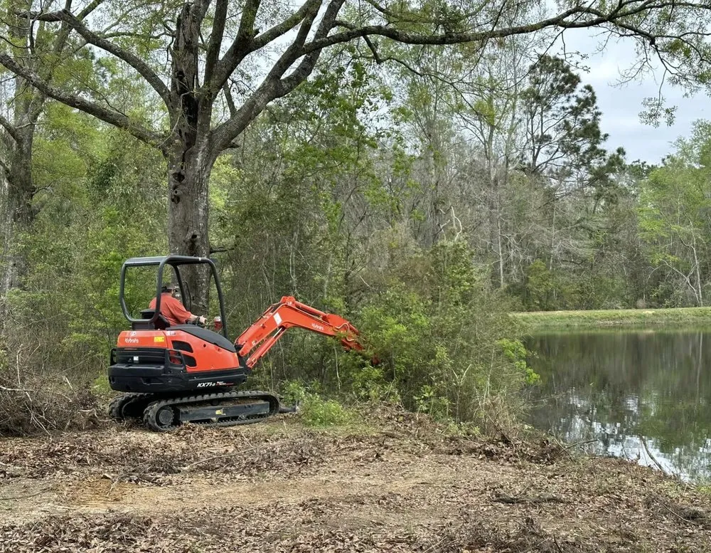 Professional landscape design for residential properties in Saucier, MS by Harrell Brothers