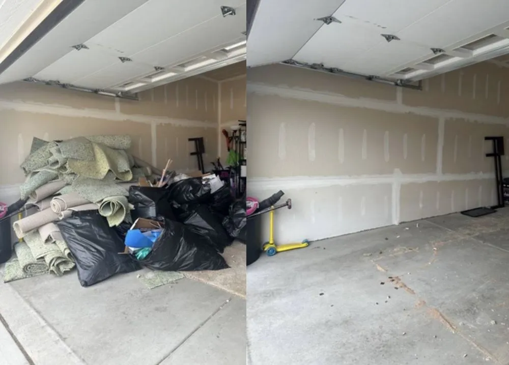 Custom garden landscaping in Newnan, GA by Harris Junk Removal