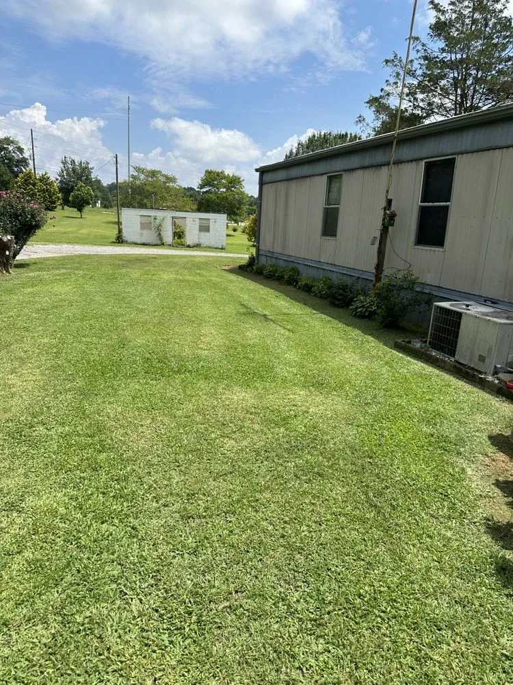 Professional yard maintenance for residential properties in Hanceville, AL by Harris Landscape and Design